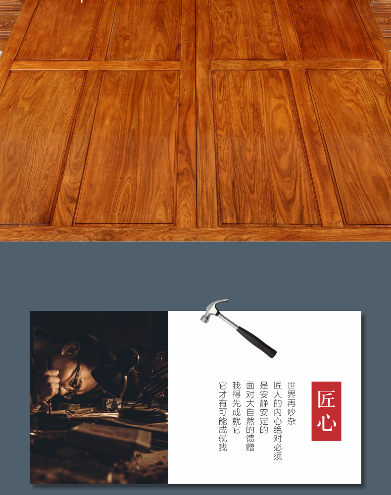 Giường gỗ gụ Ming và Qing giường cổ cao 1,5 1,8 mét chạm khắc đồ nội thất bằng gỗ hồng mộc gỗ rắn giường đôi - Bộ đồ nội thất ghế sofa giá rẻ