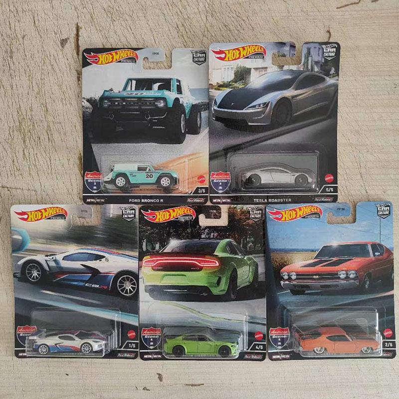 Hotwheels Hot Wheels Car Culture American Style Series Hellcat Tesla Toy Car for Boys