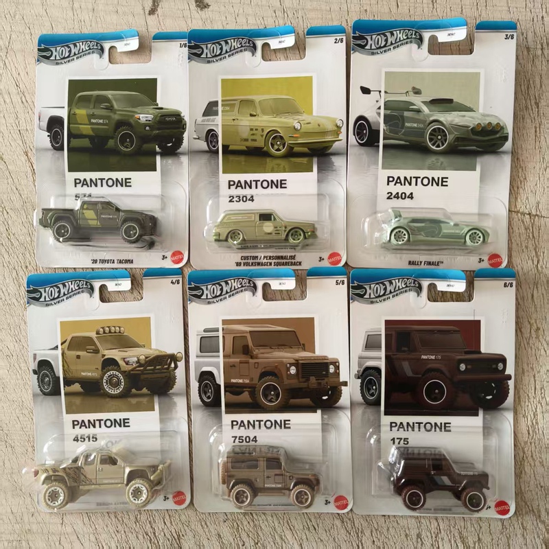 Hot Wheels Pantone Pantone Collaboration Series Toyota Tacoma Volkswagen Land Rover Ford Liema Alloy Car Model