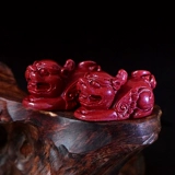 Подвеска подходит для мужчин и женщин, оберег на день рождения, натуральное ожерелье, природная руда, цвета киновари