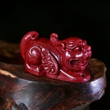 Подвеска подходит для мужчин и женщин, оберег на день рождения, натуральное ожерелье, природная руда, цвета киновари