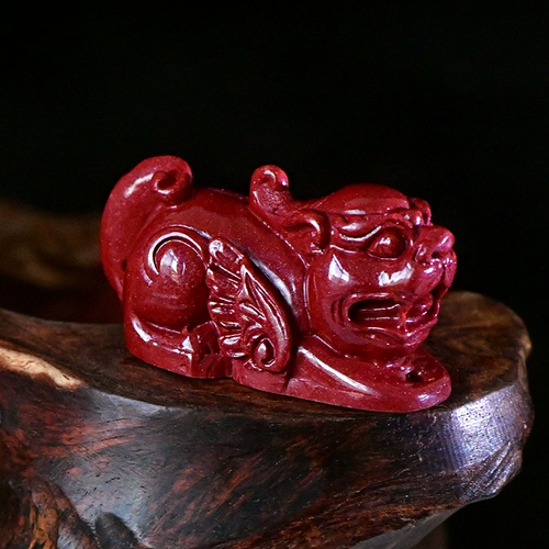 Подвеска подходит для мужчин и женщин, оберег на день рождения, натуральное ожерелье, природная руда, цвета киновари