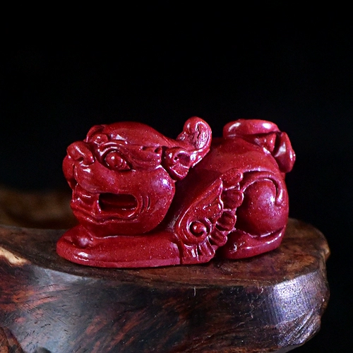 Подвеска подходит для мужчин и женщин, оберег на день рождения, натуральное ожерелье, природная руда, цвета киновари