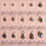 Колокольчик, подвеска, аксессуар ручной работы, плетеный браслет из красной нити, ожерелье, ювелирный шарм, серебро 925 пробы, DIY