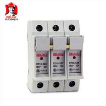 Dresy cylindrical fuse base RT18-32 3PX rail style with indicator light 10 * 38