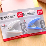 Deli 0111 Одинокий полюс Ponch Machine Mi -Colored Ручный ручной полюс полюс Pole Polecker A4 Paper Punker