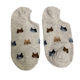 ຖົງຕີນແມ່ຍິງເກົາຫຼີ vividcolor socks Dongdaemun ໃຫມ່ກາຕູນສັດ kitten ເຮືອ socks silicone invisible socks