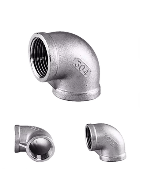 304/316 stainless steel wire elbow inner wire elbow 90 degree elbow 4 minutes 6 minutes 1 inch internal thread elbow