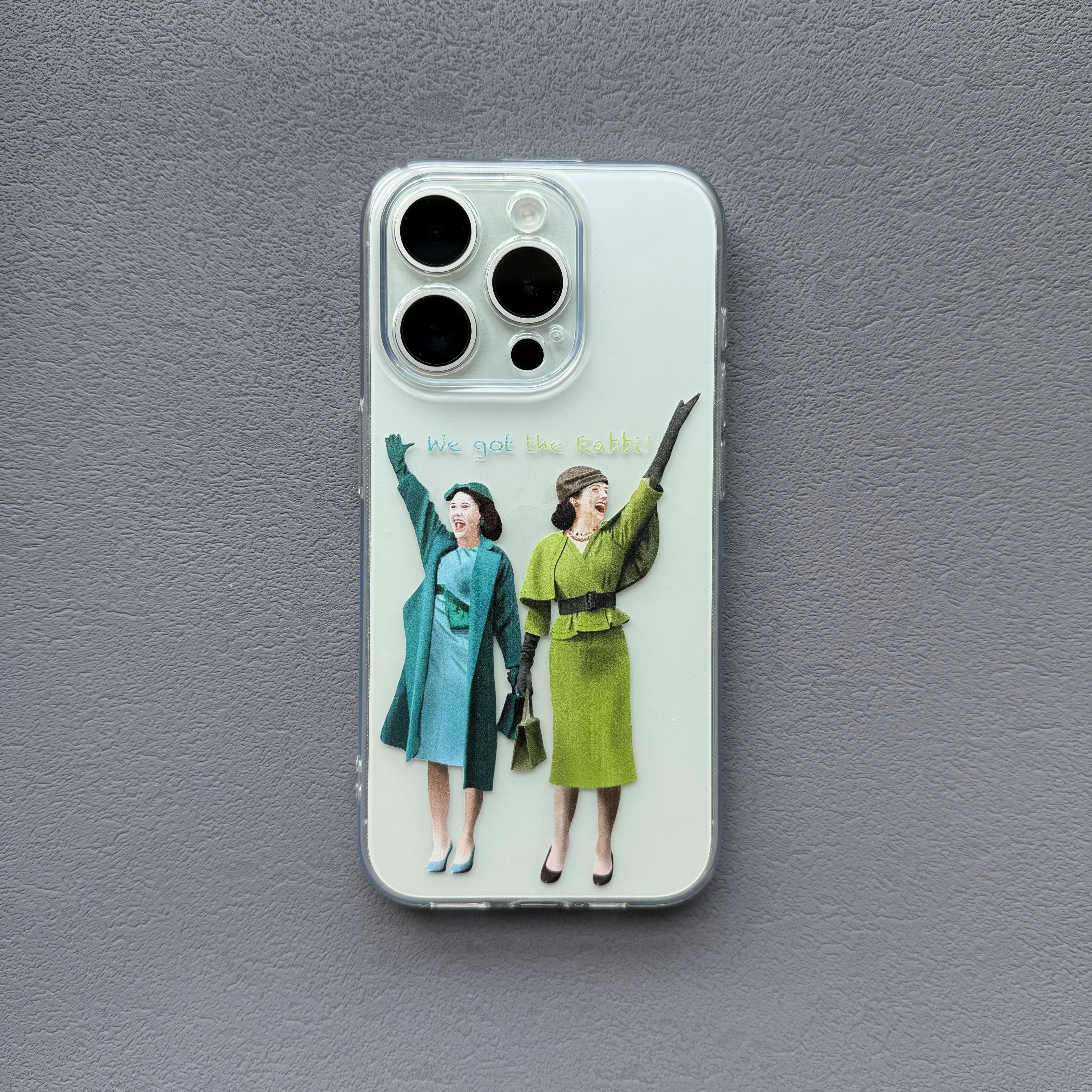 🌟《了不起的麦瑟尔夫人》透明手机壳，美剧粉丝必备神器来啦！🌟