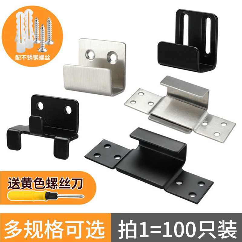 Stainless Steel Tile-Specific Hanging Clips, Sample Clips, Wall-Mounted Fasteners, Wall Hooks, Picture Hanging Clips