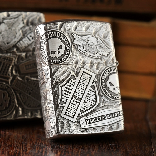 zippo Мужская оригинальная зажигалка на керосине, серебро 925 пробы, подарок на день рождения