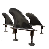 [冲浪板教学板尾舵软板尾鳍soft board fin]