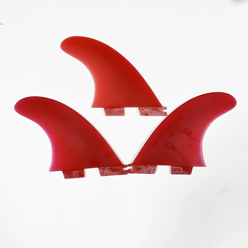 FCS Second -Generation Mid -Number Tail Fin Красное стекло волокнистого волокнистого серф -панели Хвост руль FCS II Средний плавник