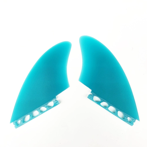 Будущий киль Twin Fin Blue Pink Red Glass Hail Hail Rudder Рыба пластина боковой плав