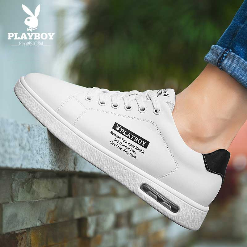 Floral Playboy 2021 Spring new men's casual shoes Men's Korean version Student trendboard shoes Breathable Little White Shoes