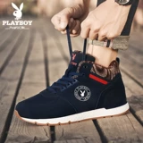 Playboy, спортивная зимняя высокая флисовая удерживающая тепло повседневная обувь для отдыха, в корейском стиле