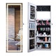 Gương soi nhà nữ có đèn treo tường gương lưu trữ tủ phòng ngủ đơn giản hiện đại lắp gương toàn thân gương - Gương gương trang điểm có đèn Gương