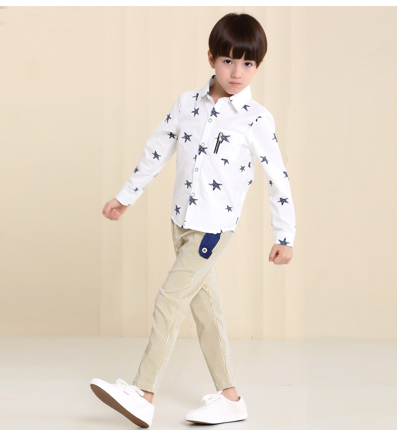 Chemise garcon à manche longue - Ref 2077500 Image 18