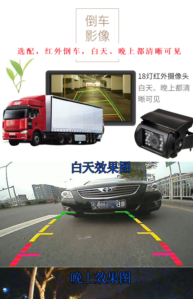 Truck Navigator 24V Kay LiDE cart cart chuyên dụng cầm tay GPS điều hướng đảo ngược hình ảnh - GPS Navigator và các bộ phận lắp định vị xe ô tô