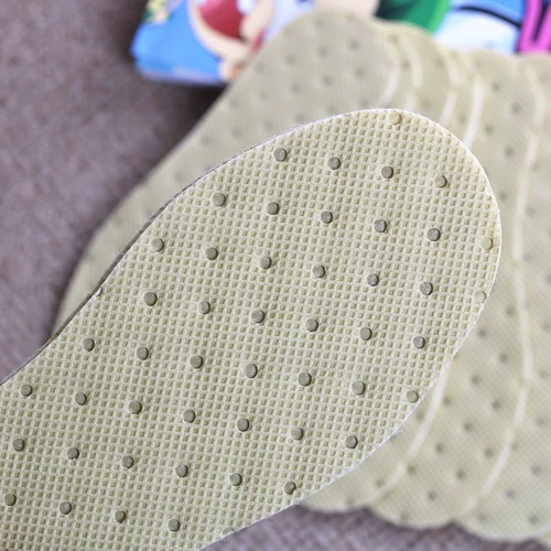 Летние детские мятные дезодорированные дышащие стельки подходит для мужчин и женщин, впитывают пот и запах