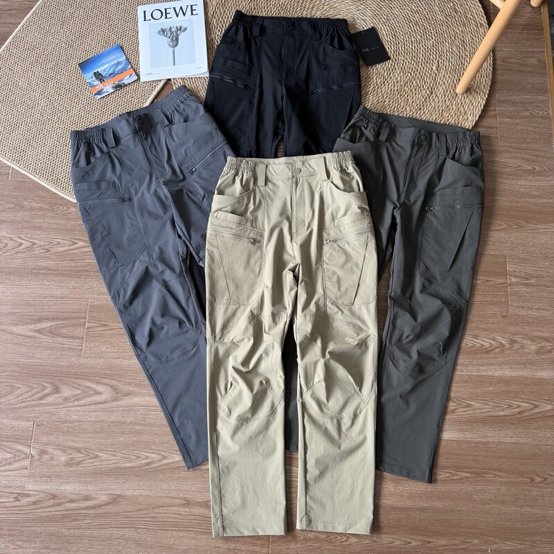 Men's High-Elastic Outdoor Functional Sports Casual Workwear Training Straight-Leg Pants, Same Style as Spring and Autumn Mall Models