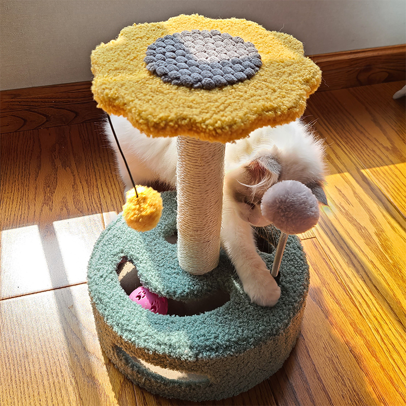 Cat climbing frame cat litter one small cat tree sisal cat frame does not occupy space cat toy scratching board cat scratching column cat supplies