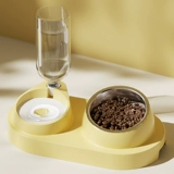 Кошачья чаша двойная чаша для кошачьего бассейна для собак. Автоматическая питьевая вода Диагональная рот рот рис чаша вода корм