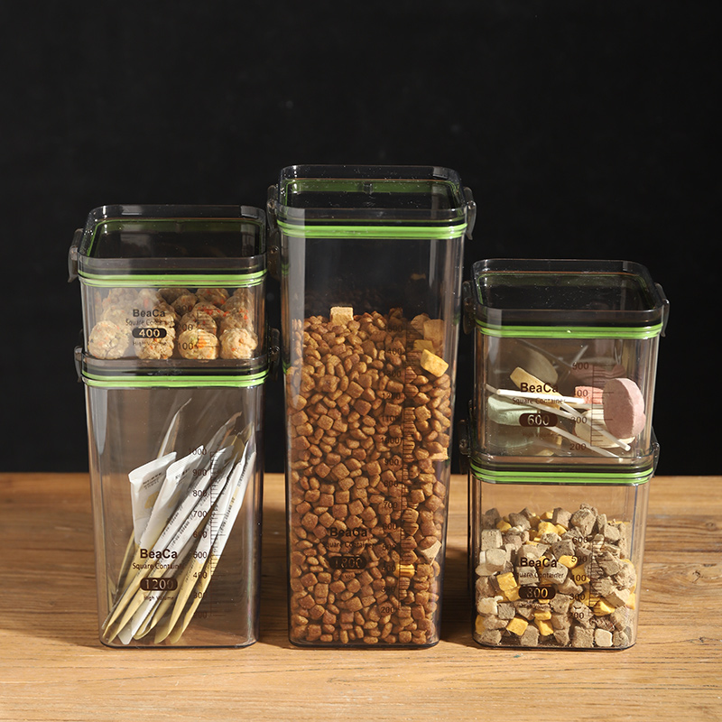 Cat food storage barrel sealed barrel moisture-proof dog food case split up vacuum grain storage barrel pet snacks storage tank storage tank