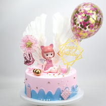 Sleeping treasure Net red cake model simulation 2020 new popular birthday cake model window ornaments