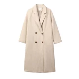 Небольшой шерстяной демисезонный вкладыш с пухом, шерстяное пальто, подходит для подростков