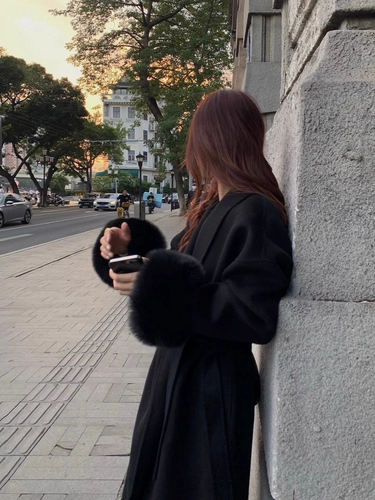 Съемный двусторонний кашемировый шерстяной пуховик, шерстяное пальто