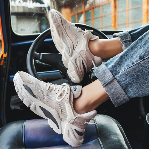 Дышащая тонкая сетчатая универсальная спортивная обувь для отдыха, 22 года