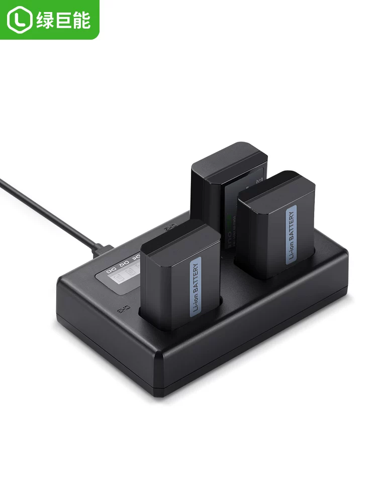 Зарядное устройство Green Giant NP-FW50 USB для Sony A7R2 S2 A5000 A6500 A6300 A6300 A5100 7rm2 5100 RX10M2 7s Камера аккумулятор зарядка для трехместной станции