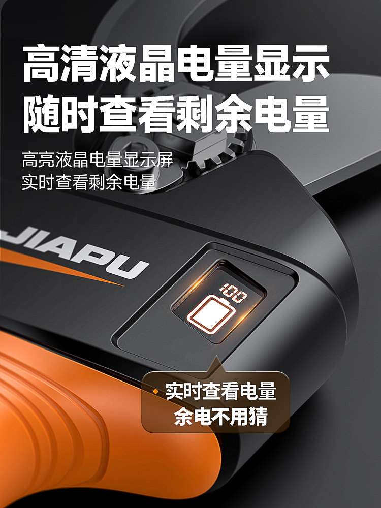 Electric Pruning Shears, Hand-Held Lithium-Ion Shears for Cutting Branches and Fruit Trees, Rechargeable Electric Shears, Scissors Imported from German