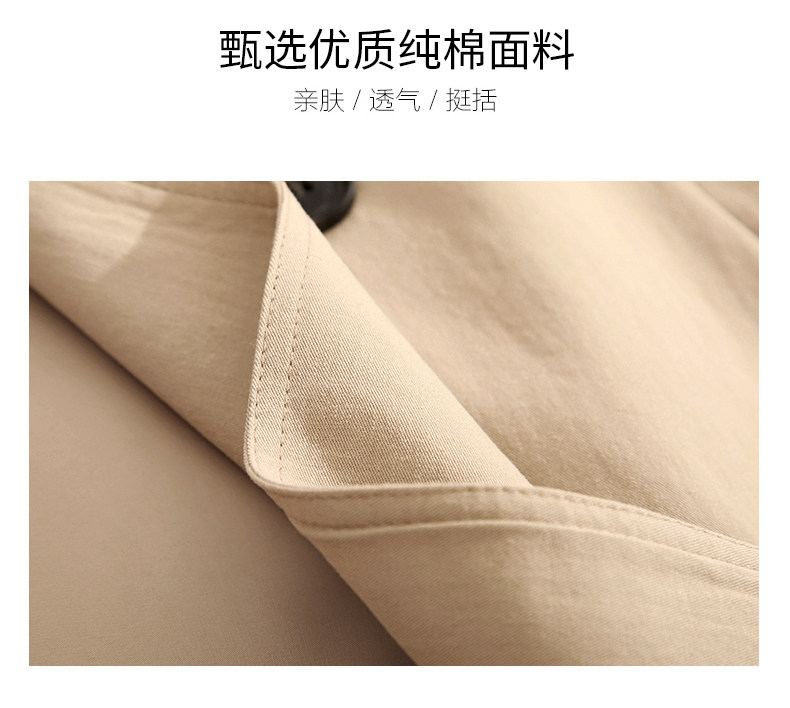 Trench pour femme en Coton - Ref 3226078 Image 9