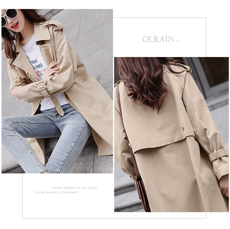 Trench pour femme en Coton - Ref 3227237 Image 8