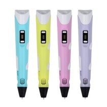 3d printing pen stereoscopic pen 3d brush Magic 4D pen second generation 3D printing pen set children gift toy consumables