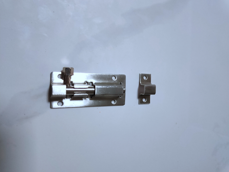 Stainless steel wooden door latch partition bathroom open latch small cabinet latch 2 5 inch push-pull window square latch