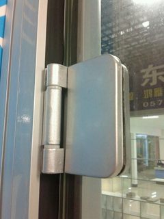 Glass partition hinge office high partition frameless tempered glass door door leaf aluminum alloy leather hinge hinge