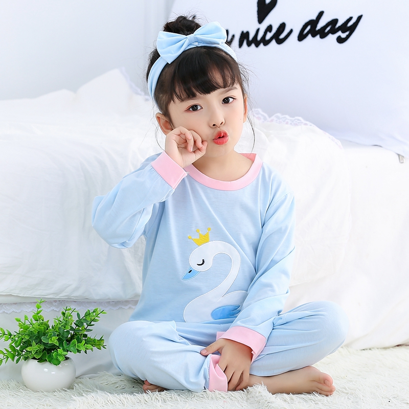 Bunny đồ ngủ trẻ em girlchildren mùa xuân và mùa thu mùa hè chúa mỏng mùa xuân dễ thương bông váy mùa xuân.