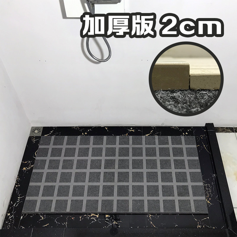 Thickened bathroom imitation whole body marble 600*1200 bathroom non-slip floor tiles shower room floor concave-convex tiles