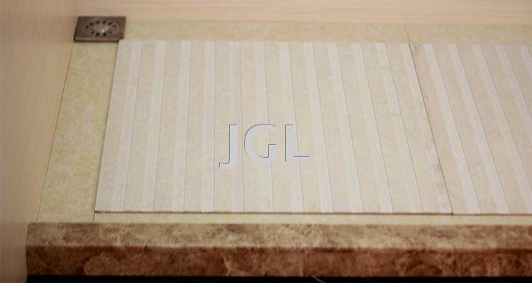 Powder room imitation all-over marble 600 × 600 bathroom shower room floor tiles concave and convex groove non-slip floor tiles
