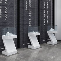 Jewelry cabinet Glass cabinet Jewelry cabinet Personality booth display table Art new creative exhibition display cabinet Baking paint