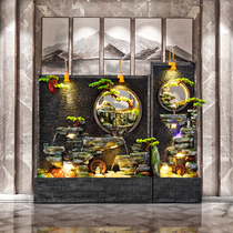 假山流水喷泉风水轮鱼池缸景观客厅玄关阳台花园庭院落地招财摆件