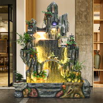 rockery water fountain feng shui wheel fish tank landscape living room porch balcony garden courtyard landing fortune ornaments