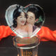 Personalized Father and Mother's Day gifts for besties, friends, wives and husbands, anniversary souvenirs, crystal love trophies