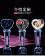 Personalized Father and Mother's Day gifts for besties, friends, wives and husbands, anniversary souvenirs, crystal love trophies