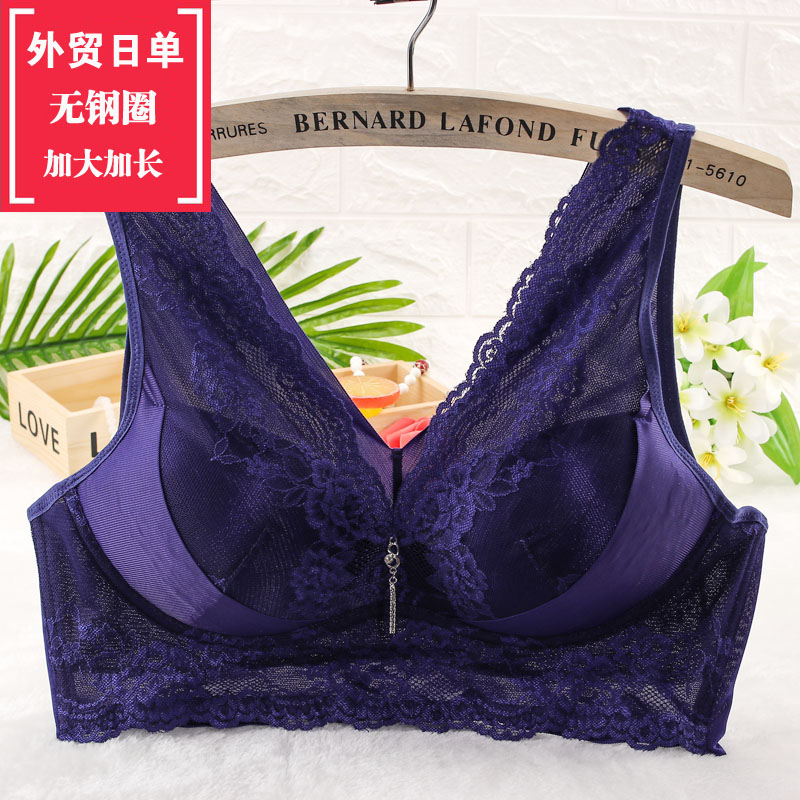 ngày ngoại thương đơn sexy ren đồ lót không có vòng thép vest kiểu full-cover cup áo ngực giấc ngủ thoải mái không bị kèm ngay áo ngực.