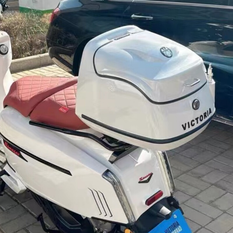 Longjia Victoria Sixties Vmaxie300/150 Retro Tail Box Motorcycle Trunk Comes with Tail Rack