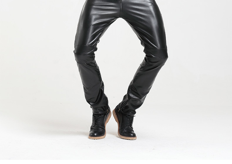 Pantalon cuir homme droit pour jeunesse PU pour hiver - Ref 1476897 Image 52